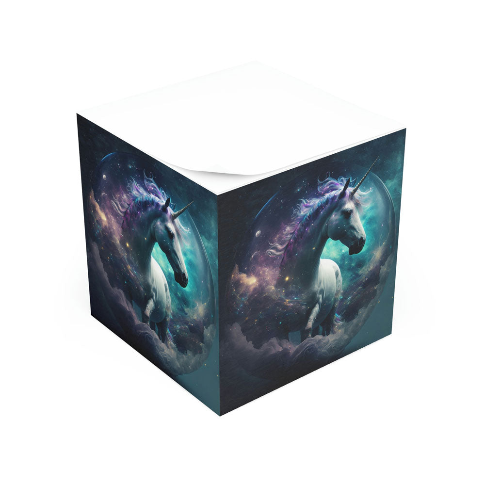 Mystical Unicorn Note Cube