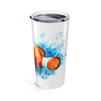 Splash of Blue Clownfish Tumbler, 20oz