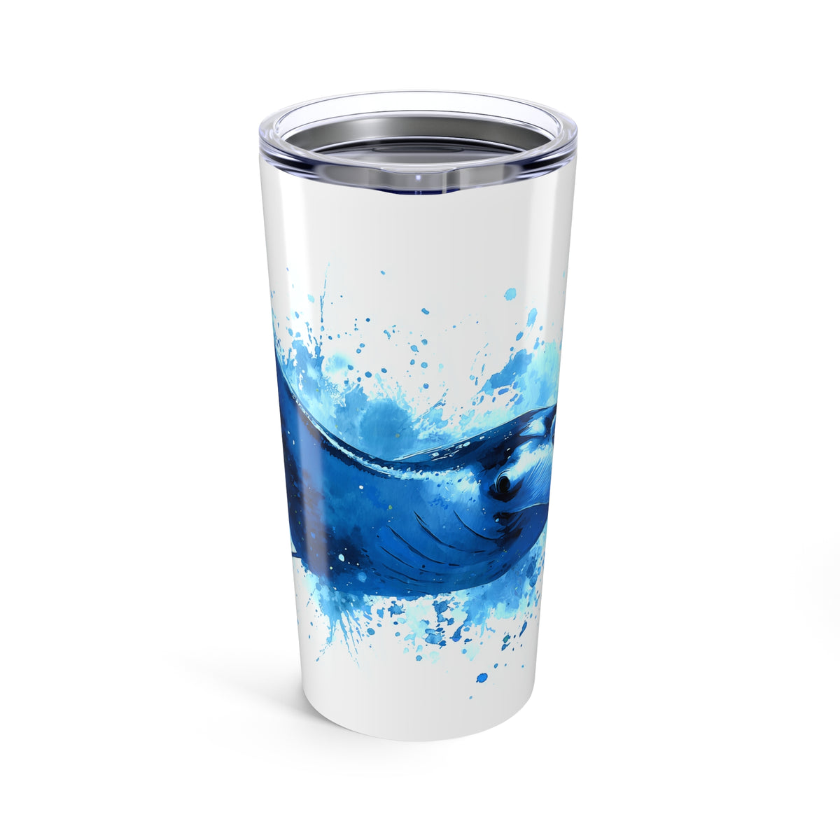 Splash of Blue Manta Ray Tumbler, 20oz