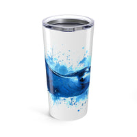Splash of Blue Manta Ray Tumbler, 20oz