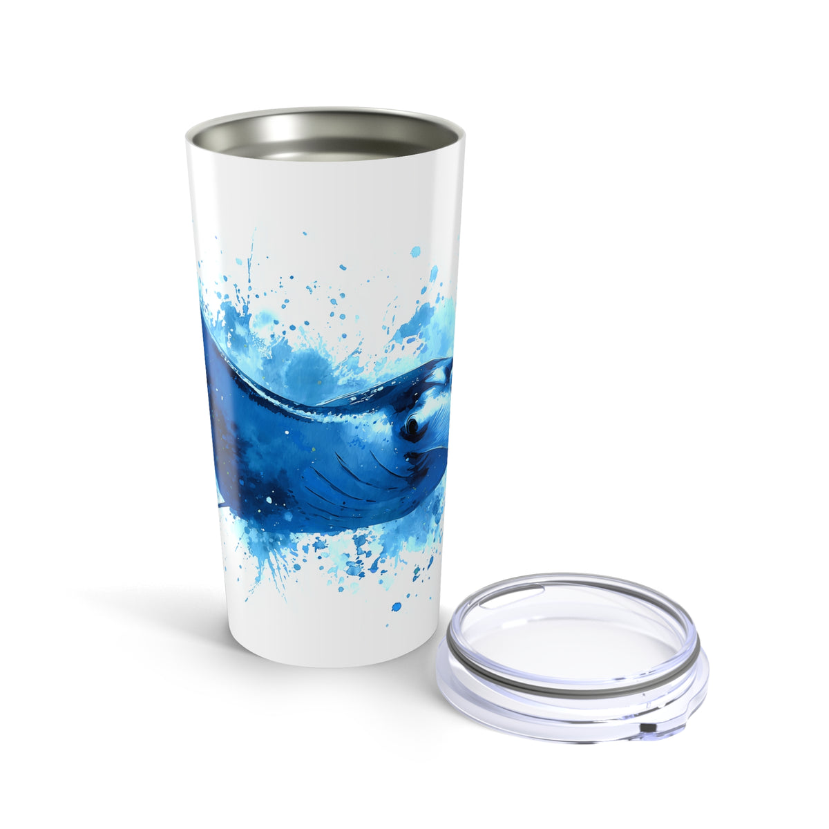 Splash of Blue Manta Ray Tumbler, 20oz