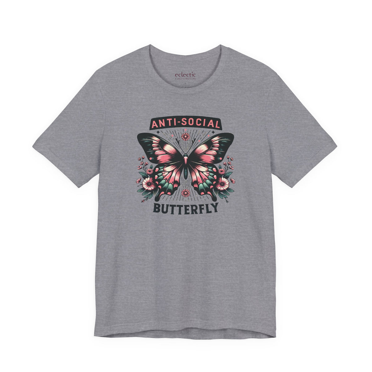 Anti-Social Butterfly Classic Tee - Eclectic Emporium