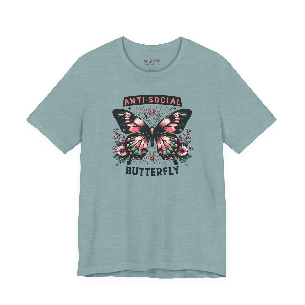Anti-Social Butterfly Classic Tee - Eclectic Emporium