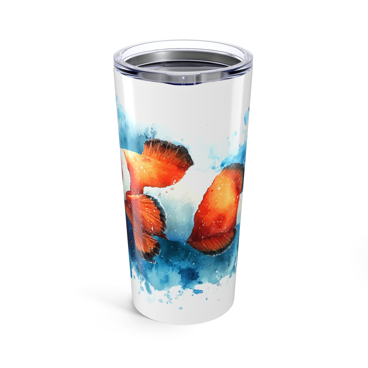 Splash of Blue Clownfish Tumbler, 20oz