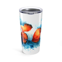 Splash of Blue Clownfish Tumbler, 20oz