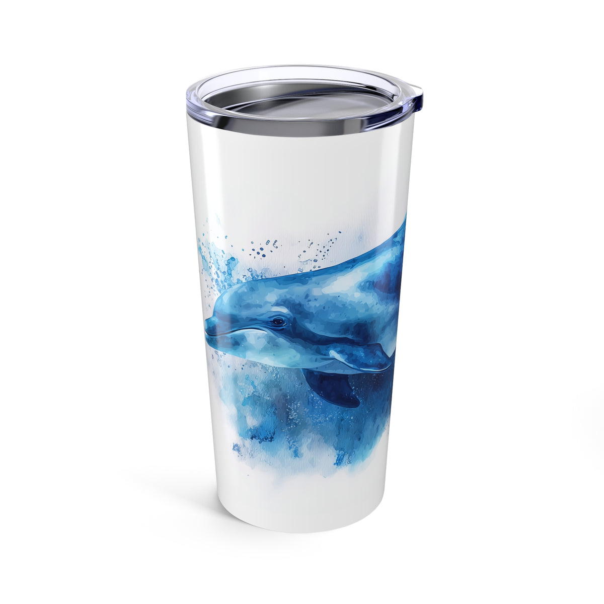 Splash of Blue Dolphin Tumbler, 20oz