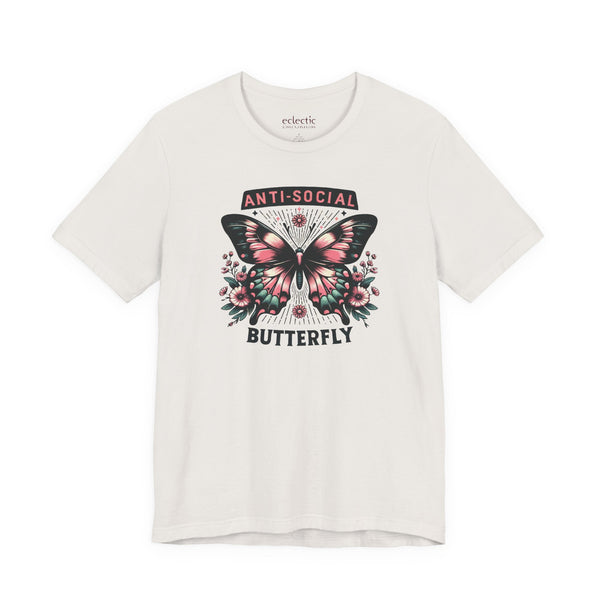 Anti-Social Butterfly Classic Tee - Eclectic Emporium