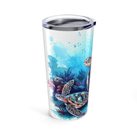 Family of Sea Turtles Tumbler, 20oz