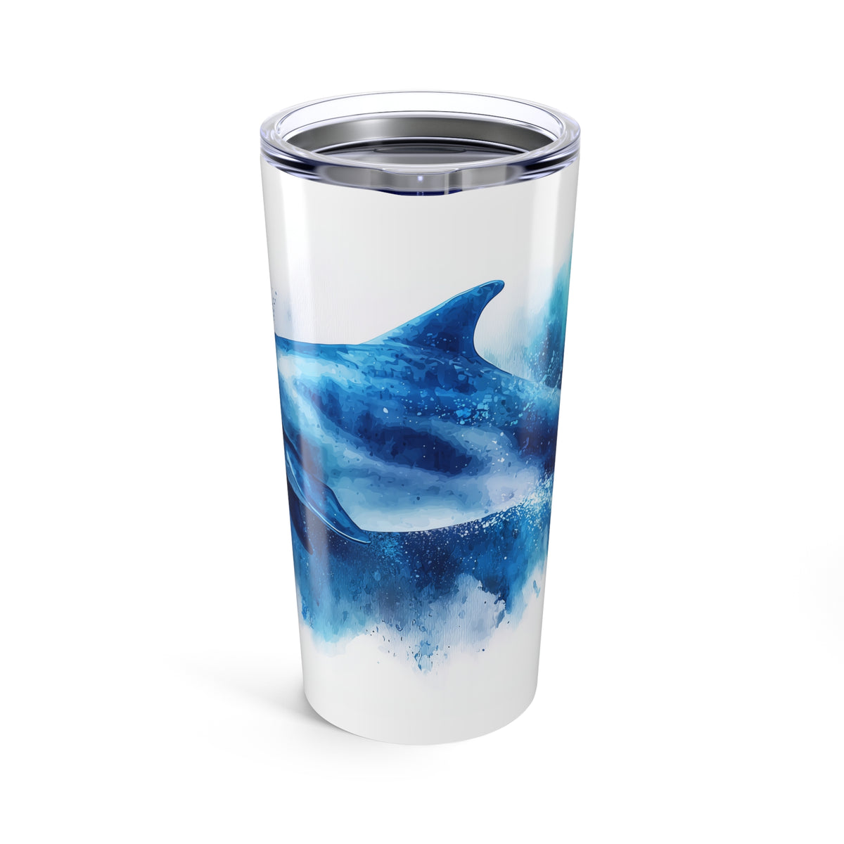 Splash of Blue Dolphin Tumbler, 20oz