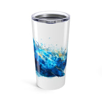 Splash of Blue Seal Tumbler, 20oz