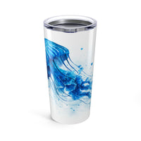 Splash of Blue Jellyfish Tumbler, 20oz