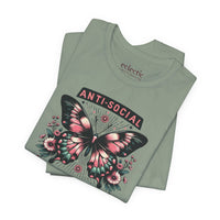Anti-Social Butterfly Classic Tee - Eclectic Emporium