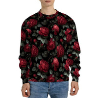 Midnight Rose Garden Sweatshirt