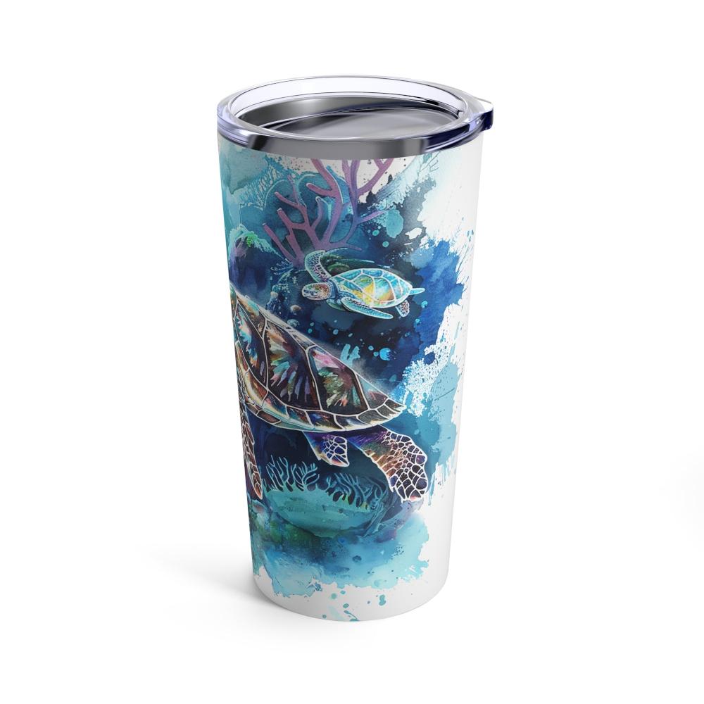 Family of Sea Turtles Tumbler, 20oz