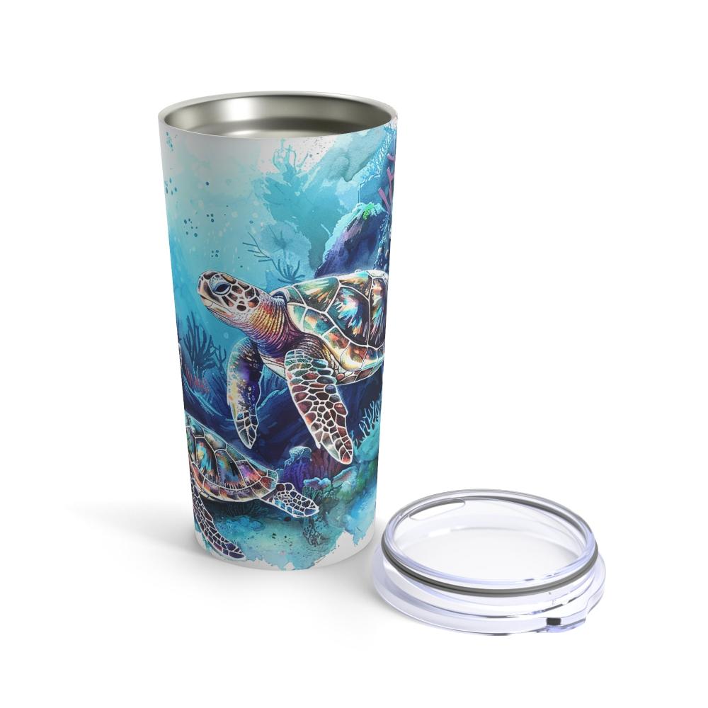 Family of Sea Turtles Tumbler, 20oz